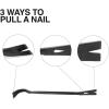 imageKlein Tools 66095 24Inch Gooseneck Wrecking Bar and Nail Puller Heavy Duty Forged Carbon Steel Pry Bar for Demolition24Inch