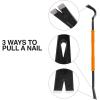 imageKlein Tools 66095 24Inch Gooseneck Wrecking Bar and Nail Puller Heavy Duty Forged Carbon Steel Pry Bar for Demolition42Inch