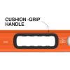 imageKlein Tools 93548 48Inch Box Level Box Beam 3 Vials High Visibility Orange Aluminum Body24Inch