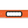 imageKlein Tools 93548MAG 48Inch Box Level Magnetic Box Beam Bubble Level 3 Vials High Visibility Orange Aluminum Body VGroove and Magnet Track48Inch