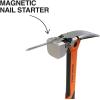 imageKlein Tools H81022 AntiVibration Milled Face Framing Hammer with Straight Claw 22Ounce Forged Steel Magnetic Nail Starter and ExtraLarge Squared Strike Face