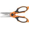 imageKlein Tools 2100CS Stainless Electrician Scissors Long Reach Cable Stripping Serrated Scissors with Wire Stripping Notches for Electrical Automotive and DIY Tasks 7Inch