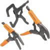 imageKlein Tools 38664 Locking Pliers Set CClamp 6Inch Long Nose 6Inch Curved Jaw 10Inch High Torque Molded Grips for Clamping and Gripping 3Piece