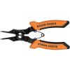 imageKlein Tools 73066 Convertible Snap Ring Pliers 6 in1 Internal and External Modes Interchangeable Heads with Straight 45 Degree and 90Degree Angles
