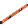imageKlein Tools 93548MAG 48Inch Box Level Magnetic Box Beam Bubble Level 3 Vials High Visibility Orange Aluminum Body VGroove and Magnet Track48Inch
