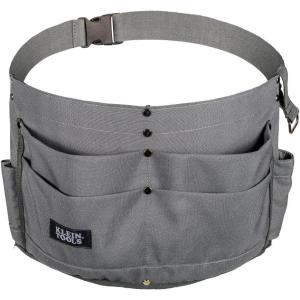 imageKlein Tools 21022 6Pocket Tool Apron Durable Duck Canvas with Riveted Seams Adjustable Work Belt 46Inch Length Removable Tape Measure Loop