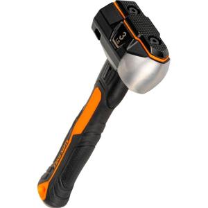 imageKlein Tools H80603 Sledgehammer 3Pound Wedge Hammer with Fiberglass Handle HeavyDuty ShockResistant Design for Striking and Demolition Includes Lanyard Hole