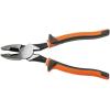 imageKlein Tools 2138NEEINS Slim Handle Insulated Side Cutter Pliers Streamline New England Nose with Knurled Jaws 8Inch