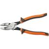 imageKlein Tools 2138NEEINS Slim Handle Insulated Side Cutter Pliers Streamline New England Nose with Knurled Jaws 8Inch