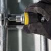 imageKlein Tools 32593 Multibit Ratcheting Screwdriver 6in1 Stubby Tool with Phillips and Slotted Bits and 2 Nut Driver Sizes