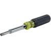 imageKlein Tools 32800 Nut Driver 6in1 NutDriver Set SAE Standard Six Point Hex Sizes with Heavy Duty Hollow Shaft5in1