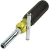imageKlein Tools 32800 Nut Driver 6in1 NutDriver Set SAE Standard Six Point Hex Sizes with Heavy Duty Hollow Shaft5in1