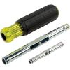 imageKlein Tools 32800 Nut Driver 6in1 NutDriver Set SAE Standard Six Point Hex Sizes with Heavy Duty Hollow Shaft5in1