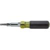imageKlein Tools 32800 Nut Driver 6in1 NutDriver Set SAE Standard Six Point Hex Sizes with Heavy Duty Hollow Shaft6in1