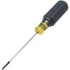 imageKlein Tools 6124 Screwdriver Made in USA Flat Head Terminal Block Screwdriver 18Inch Cabinet Tip 4Inch Round Shank TBDIN1 Count Pack of 2