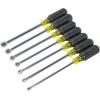 imageKlein Tools 647M Tool Set Made in USA Magnetic Nut Drivers Sizes 316 14 516 1132 38 716 12Inch 6Inch Hollow Shafts 7PieceTool Set