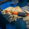 imageKlein Tools 6834INS Insulated Screwdriver Made in USA 1000V 2 Phillips Tip Screwdriver with 4Inch Shank TipIdent CushionGrip Handle