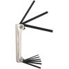 imageKlein Tools 70591 Folding Hex Key Set 9Key SAE SizesSAE