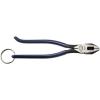 imageKlein Tools D2017CSTT Slim Ironworker Pliers with Heavy Duty Knurled Jaws Induction Hardened Knives and a Split Tether RingSlim  Square Nose