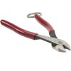 imageKlein Tools D2288TT Pliers Made in USA Diagonal Cutting Pliers with HighLeverage Design and Tether Ring 8Inch