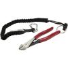 imageKlein Tools D2288TT Pliers Made in USA Diagonal Cutting Pliers with HighLeverage Design and Tether Ring 8Inch
