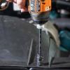 imageVACO VAC1070 Impact Driver 7in1 SAE MultiBit Impact Flip Socket with Handle 6 EasytoIdentify Hex Driver Sizes and 14Inch Bit HolderSAE