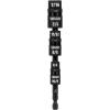imageVACO VAC1070 Impact Driver 7in1 SAE MultiBit Impact Flip Socket with Handle 6 EasytoIdentify Hex Driver Sizes and 14Inch Bit HolderSAE