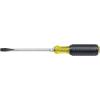 imageKlein Tools 60210 Flathead Screwdriver with 38Inch Keystone Tip Made in USA 10Inch Heavy Duty Round Shank14 inch Tip  4 inch Shank