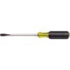 imageKlein Tools 60210 Flathead Screwdriver with 38Inch Keystone Tip Made in USA 10Inch Heavy Duty Round Shank516 inch Tip  6 inch Shank