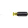 imageKlein Tools 6124 Screwdriver Made in USA Flat Head Terminal Block Screwdriver 18Inch Cabinet Tip 4Inch Round Shank TBDIN1 Count Pack of 1