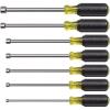 imageKlein Tools 647M Tool Set Made in USA Magnetic Nut Drivers Sizes 316 14 516 1132 38 716 12Inch 6Inch Hollow Shafts 7PieceTool Set