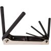 imageKlein Tools 70591 Folding Hex Key Set 9Key SAE SizesMetric