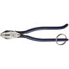 imageKlein Tools D2017CSTT Slim Ironworker Pliers with Heavy Duty Knurled Jaws Induction Hardened Knives and a Split Tether RingSlim  Square Nose