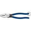 imageKlein Tools D2139NETT Pliers Made in USA High Leverage Side Cutters with Tether Ring New England Nose