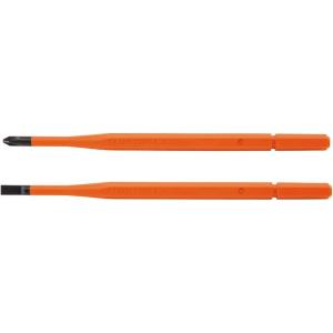 imageKlein Tools 13156 Insulated Screwdriver Blades Interchangeable SingleEnd Replacement Blades for Klein Insulated Screwdrivers 2Pack