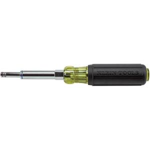 imageKlein Tools 32800 Nut Driver 6in1 NutDriver Set SAE Standard Six Point Hex Sizes with Heavy Duty Hollow Shaft5in1