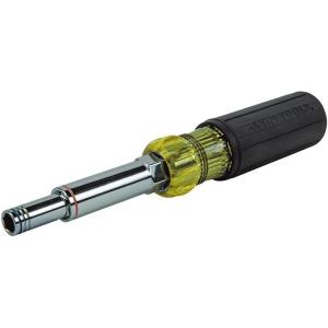 imageKlein Tools 32800 Nut Driver 6in1 NutDriver Set SAE Standard Six Point Hex Sizes with Heavy Duty Hollow Shaft6in1