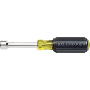 imageKlein Tools 630516 Nut Driver Made in USA 516Inch Tip Nut Driver with 3Inch Hollow Shaft Cushion Grip Handle516Inch Tip