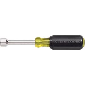 imageKlein Tools 630516 Nut Driver Made in USA 516Inch Tip Nut Driver with 3Inch Hollow Shaft Cushion Grip Handle58Inch Tip