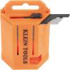 imageKlein Tools 44127 Utility Knife Blade Dispenser with 50 Precision Ground Replacement Hook Blades for LongLasting Sharpness