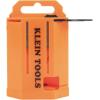 imageKlein Tools 44127 Utility Knife Blade Dispenser with 50 Precision Ground Replacement Hook Blades for LongLasting Sharpness