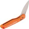 imageKlein Tools 44320 FLICKBLADE Folding Utility Pocket Knife Compact EDC with Stainless Steel Blade Button Lock Pocket Clip and Tether Hole