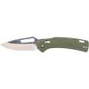 imageKlein Tools OGK002GNT KTO Resurgence Pocket Knife D2 Tool Steel Clip Point Blade Green Handle Utility Knife for Hunting HikingGreen