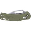 imageKlein Tools OGK002GNT KTO Resurgence Pocket Knife D2 Tool Steel Clip Point Blade Green Handle Utility Knife for Hunting HikingGreen
