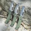 imageKlein Tools OGK002GNT KTO Resurgence Pocket Knife D2 Tool Steel Clip Point Blade Green Handle Utility Knife for Hunting HikingGreen
