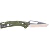 imageKlein Tools OGK002GNT KTO Resurgence Pocket Knife D2 Tool Steel Clip Point Blade Green Handle Utility Knife for Hunting HikingGreen