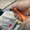imageKlein Tools OGK002GNT KTO Resurgence Pocket Knife D2 Tool Steel Clip Point Blade Green Handle Utility Knife for Hunting HikingOrange