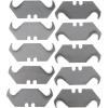 imageKlein Tools 44126 Utility Knife Blades HeavyDuty Replacement Utility Knife Hook Blades for Roofing and Carpet 10Pack