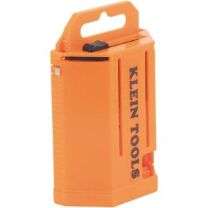 imageKlein Tools 44127 Utility Knife Blade Dispenser with 50 Precision Ground Replacement Hook Blades for LongLasting Sharpness