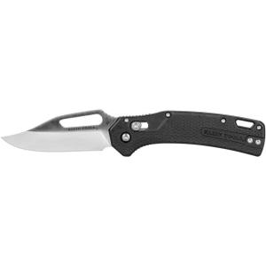 imageKlein Tools OGK002GNT KTO Resurgence Pocket Knife D2 Tool Steel Clip Point Blade Green Handle Utility Knife for Hunting HikingBlack